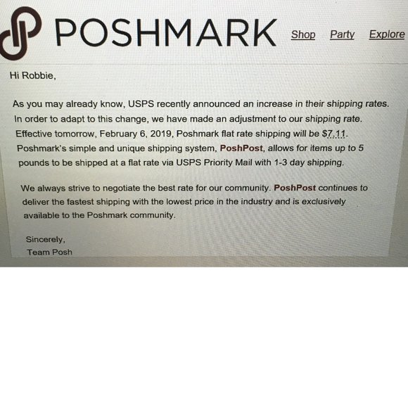 Other - Shipping is going up